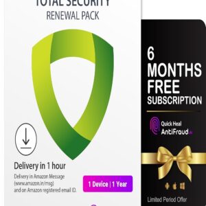 quick heal total security renewal upgrade silver pack 1 user